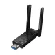 WiFi-роутер HOCO HI34 WiFi6 USB external dual antenna wireless network card чорний mag-6942007659680145305