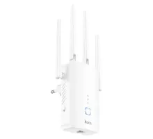 WiFi-роутер HOCO HI35 WiFi4 repeater(EU) Білий mag-6942007662918145624