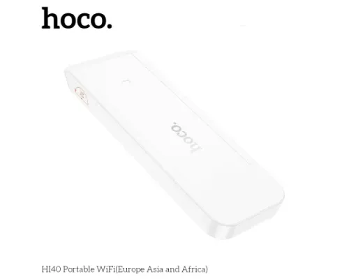 Портативний WiFi HOCO HI40 Portable WiFi Білий mag-6942007647977144424