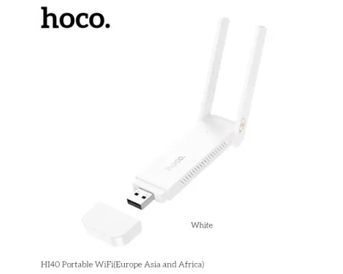 Портативний WiFi HOCO HI40 Portable WiFi Білий mag-6942007647977144424
