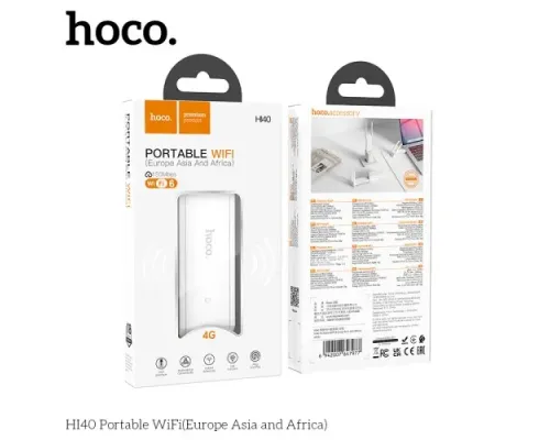Портативний WiFi HOCO HI40 Portable WiFi Білий mag-6942007647977144424