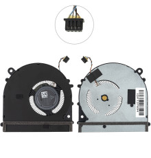 Оригинальный вентилятор 2шт для ноутбука XIAOMI AIR PRO 15.6, 4pin, (CPU + GPU) (ND55C05-17E22+ND55C05-17E23) (Кулер) NBB-99228