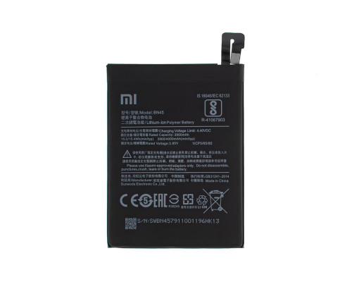 Акумулятор (батарея) для смартфона (телефону) Xiaomi Redmi Note 5, BN45, 3.85V 4000mAh 15.4Wh (China Original) NBB-134563