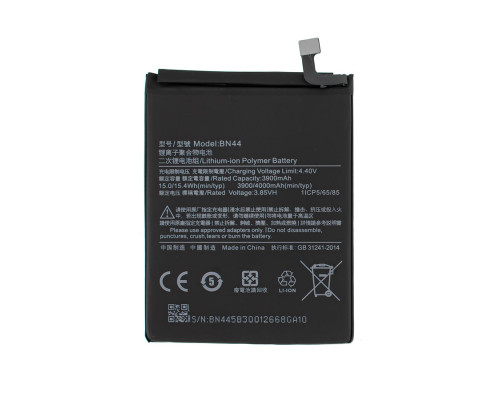 Акумулятор (батарея) для смартфона (телефону) Xiaomi Redmi 5 Plus, BN44, 3.85V 4000mAh (China Original) NBB-134344