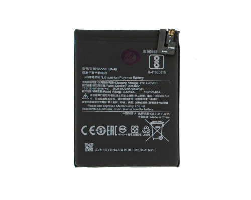 Акумулятор (батарея) для смартфона (телефону) Xiaomi Redmi Note 6 Pro, BN48, 3.85V 4000mAh (China Original) NBB-115989