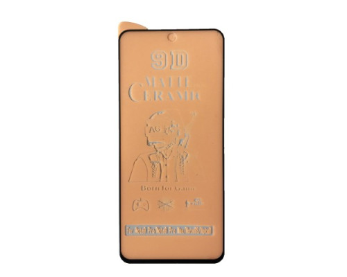 Захисне скло Ceramic MATTE for Xiaomi Redmi Note 9S/Note 9 Pro/K30 чорне тех. пак. mag-200000122066558899