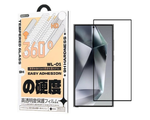Захисне скло Remax WL-01 Future Ultra-soft Series HD for Samsung S24 Ultra чорне mag-6954851245414140827
