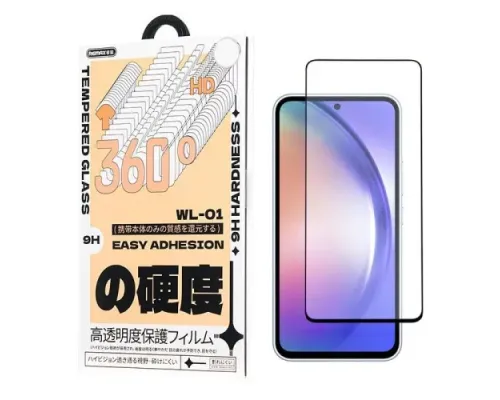 Захисне скло Remax WL-01 Future Ultra-soft Series HD for Samsung S26 чорне mag-6972174150734153260