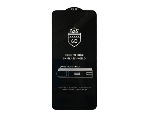 Захисне скло 6D Anti-static for Samsung A70 (A705) чорне тех. пак. mag-20000012505255933