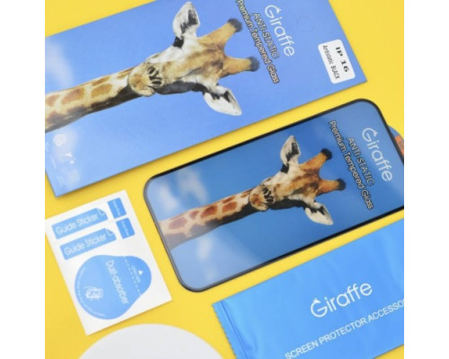 Giraffe Anti-static glass for Samsung S24 black тех упаковка (5шт) mag-200000154811059265