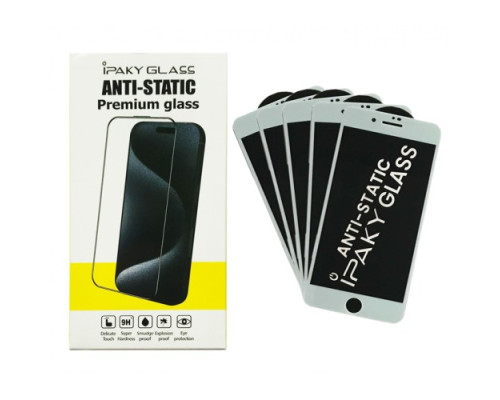 Захисне скло iPaky ANTISTATIC for iPhone 7/8/SE 2020 Біле (5шт) mag-2000001555279106526