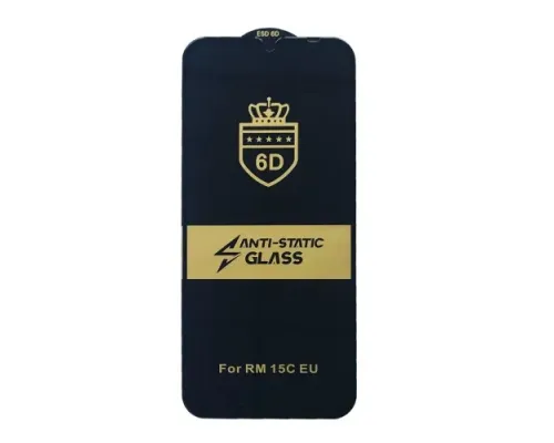 Захисне скло 6D Anti-static for Xiaomi Redmi 15C 4G/5G (173mm) тех упаковка mag-2000001629086144545