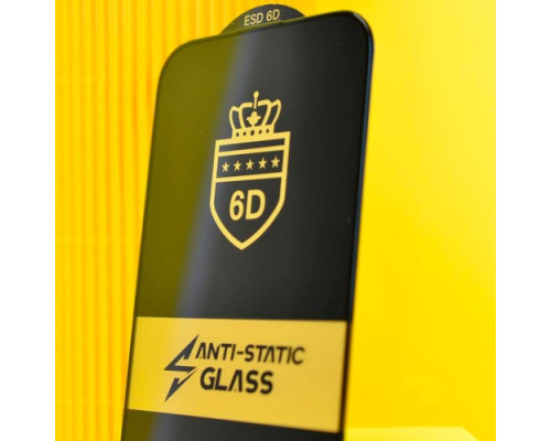 Захисне скло 6D Anti-static for Xiaomi Redmi A3 /Xiaomi Poco C61 чорне тех пак mag-200000151712354246