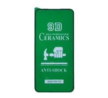 Захисне скло CERAMIC for Samsung A36/A37/A56/A57 чорне тех. пак. mag-2000001590850146893