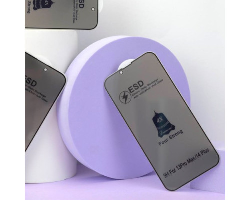 Захисне скло Privacy Anti-static 360° (finger print unlock) for Samsung S24 Ultra тех.пак. mag-2000001604625137888