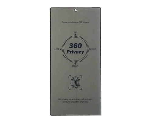 Захисне скло Privacy Anti-static 360° (finger print unlock) for Samsung S24 Ultra тех.пак. mag-2000001604625137888