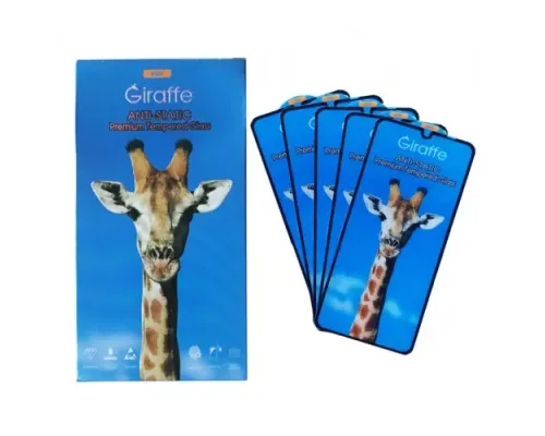 Giraffe Anti-static glass for Xiaomi Redmi 15C 4G/5G (173mm) black тех упаковка (5шт) mag-2000001621899146259