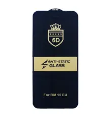 Захисне скло 6D Anti-static for Xiaomi Redmi 15 4G (171mm) тех упаковка mag-2000001629093144546