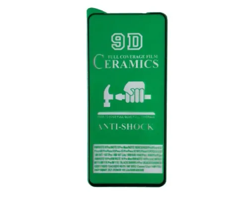 Захисне скло CERAMIC for Xiaomi Poco F3 чорне тех. пак. mag-2000001345405153842