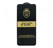 Захисне скло 6D Anti-static for Xiaomi Redmi 9T чорне тех. пак. mag-2000001300169116725