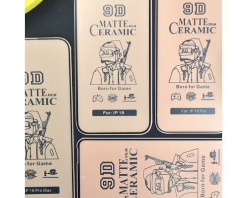 Захисне скло Ceramic MATTE for Samsung A06 чорне тех. пак. mag-200000155736558941