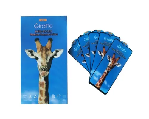 Giraffe Anti-static glass for Xiaomi Poco C50/Poco C51 black тех упаковка (5шт) mag-2000001431979144900