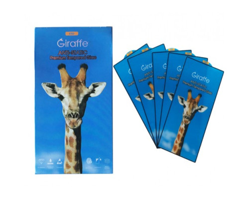 Giraffe Anti-static glass for Samsung S24 Ultra black тех упаковка (5шт) mag-200000154813459267