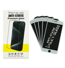 Захисне скло iPaky ANTISTATIC for iPhone 7+/8+ Біле (5шт) mag-2000001555293106528