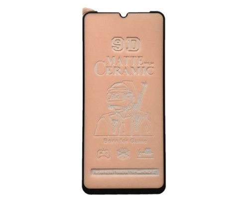 Захисне скло Ceramic MATTE for Samsung A06 чорне тех. пак. mag-200000155736558941