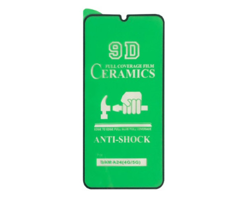 Захисне скло CERAMIC for Samsung A15/A25/M15 чорне тех пак mag-200000153526451027