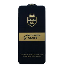 Захисне скло 6D Anti-static for Samsung M34 5G чорне тех. пак. mag-2000001550069137475