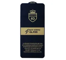 Захисне скло 6D Anti-static for OPPO A3/A3x чорне тех. пак. mag-2000001576939144354