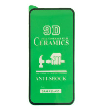 Захисне скло CERAMIC for Samsung A35 5G (A356)/ A55 5G (A556) чорне тех пак mag-200000153527151028