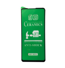 Захисне скло CERAMIC for Samsung A21 (A215)/A21S (A217) чорне тех. пак. mag-200000119637321614