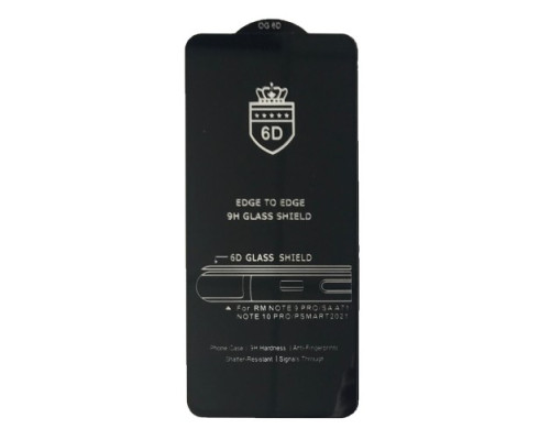 Захисне скло 6D Anti-static for Xiaomi Poco M4 Pro 5G чорне тех. пак. mag-200000136611099958