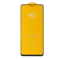 Захисне скло 9D Samsung A01 (A015) чорне тех пак mag-200000145272132598