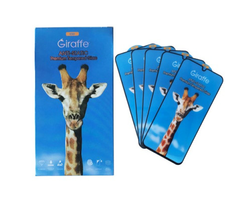 Giraffe Anti-static glass for Samsung A31 (A315)/A32 4G/A33 5G/M32 black тех упаковка (5шт) mag-200000143183239338