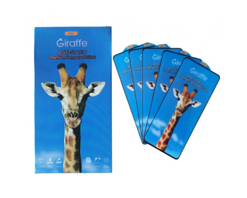 Giraffe Anti-static glass for Xiaomi 13/14 black тех упаковка (5шт) mag-2000001548202141175