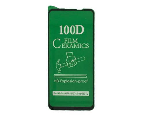 Захисне скло CERAMIC for Motorola G32 4G/G34 5G/G45/G53 5G/G54 5G/G55/G62 5G/G64 чорне тех. пак. mag-2000001557266137869