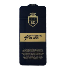 Захисне скло 6D Anti-static for OPPO A76 чорне тех. пак. mag-2000001577011143030