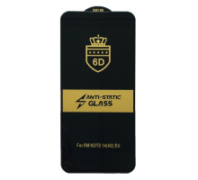 Захисне скло 6D Anti-static for Xiaomi Redmi Note 14 4G тех пак mag-2000001590874137476