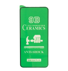 Захисне скло CERAMIC for Samsung S24 Plus чорне тех пак mag-200000153529551030