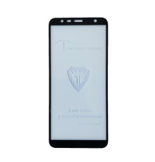 Захисне скло Full Glue for Samsung J6 Plus 2018 чорне тех. пак. mag-200000095895829323
