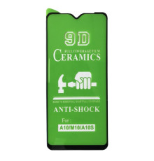 Захисне скло CERAMIC for Samsung A10s (A107) чорне тех. пак. mag-20000011710118820