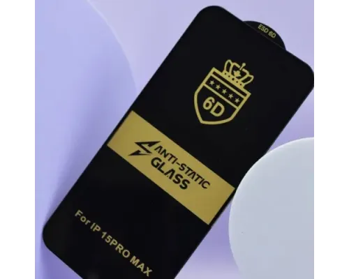 Захисне скло 6D Anti-static for OPPO A52/A72 чорне тех. пак. mag-2000001576953146276