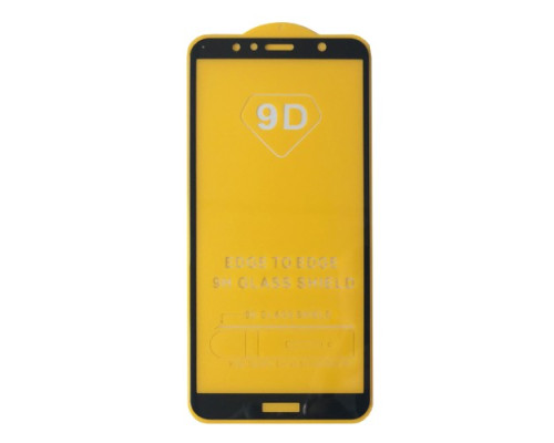 Захисне скло 9D Huawei Y6 2018 чорне тех пак mag-2000001450635103823