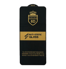 Захисне скло 6D Anti-static for Xiaomi Mi 12 Lite чорне тех. пак. mag-200000155011358643