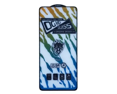 Захисне скло Full Glue for Motorola G84 чорне тех. пак. mag-2000001563380146194