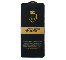 Захисне скло 6D Anti-static for Infinix Hot 11S чорне тех. пак. mag-2000001577042133603