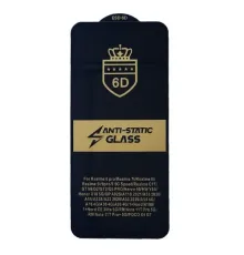 Захисне скло 6D Anti-static for Infinix Smart 8/Smart 8 Pro/ Smart 8 Plus чорне тех. пак. mag-2000001577097144356